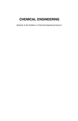 Coulson J.M., Richardson J.F., Backerhurst J.R., Harker J.H. Coulson&amp;Richardson's Chemical Engineering. V.4. Solutions to the Problems in Chemical Engineering from Volume 1