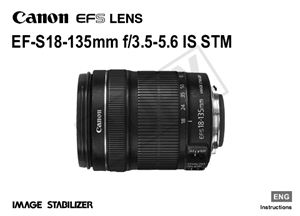 Canon EF-S 18-135mm f/3.5-5.6 IS STM. Инструкция