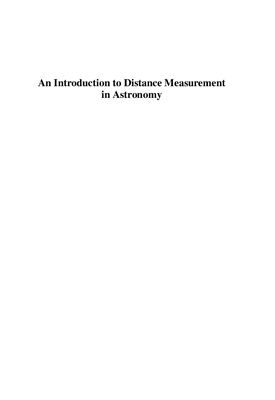 De Grijs R. An Introduction to Distance Measurement in Astronomy