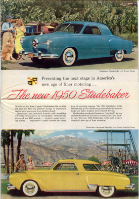 New 1950 Studebaker. The next look in cars