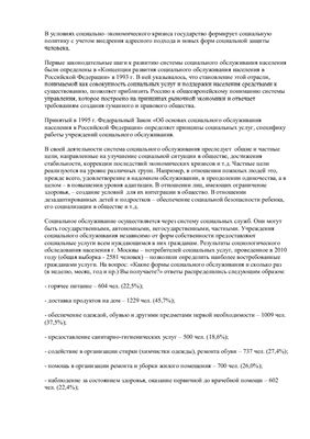 Малофеев И.В. Система социальных услуг в современной России (на примере г.Москвы): опыт социологического анализа