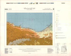 Geological map of Egypt, H-35-B (Alexandria) масштаб: 1: 500000