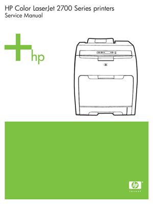 HP Color LaserJet 2700 Series printers. Service Manual