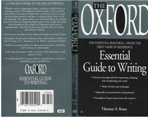 Kane Thomas C. The Essential Oxford Guide to Writing