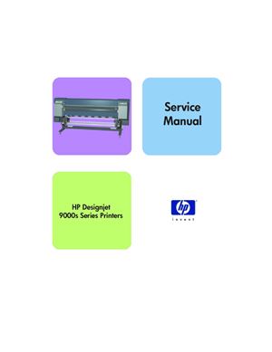 HP DesignJet 9000s Series Printers. Service Manual