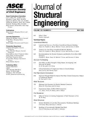 Journal of Structural Engineering 2006 №05