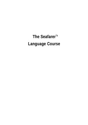 The Seafarer's Language Course
