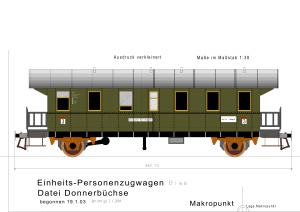 Пассажирский вагон Donnerbuchse