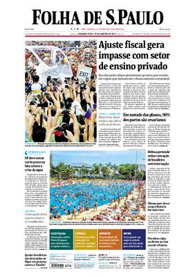 Folha de S. Paolo 2015 №31337 19 de janeiro