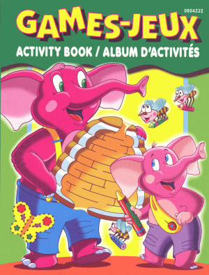 Games-Jeux Activity Book (green)