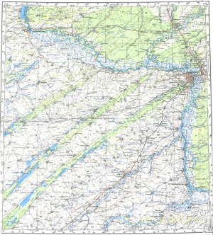 Топографическая карта N-44-4