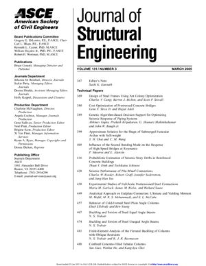 Journal of Structural Engineering 2005 №03