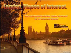 London. Places of interest