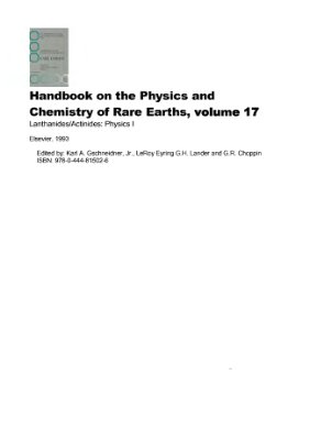 Gschneidner K.A., Jr. et al. (eds.) Handbook on the Physics and Chemistry of Rare Earths. V.17