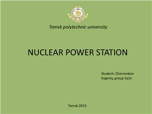 The nuclear power station