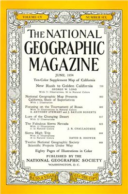 National Geographic Magazine 1954 №06