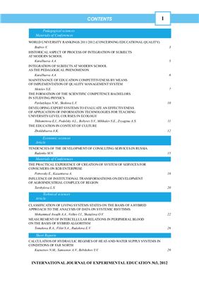 Международный журнал экспериментального образования 2012 №03