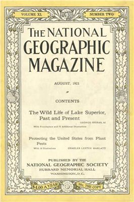 National Geographic Magazine 1921 №08