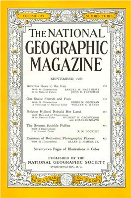 National Geographic Magazine 1954 №09