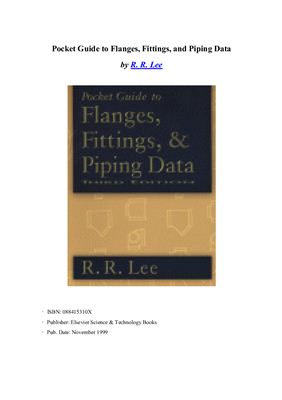 Lee R.R. Lee. Pocket Guide to Flanges, Fittings, and Piping Data (на английский язык)