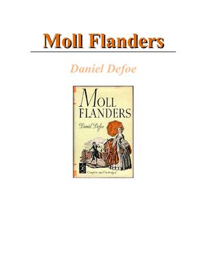 Defoe Daniel. Moll Flanders. Молль Флендерс
