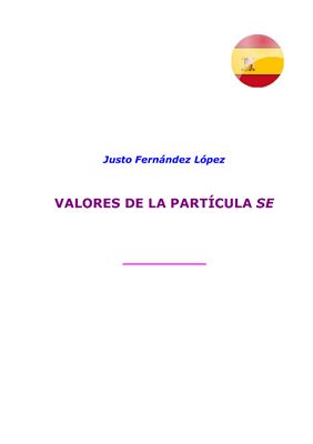 Fernández López J. Valores de la partícula se