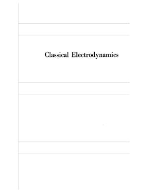 Jackson J.D. Classical Electrodynamics