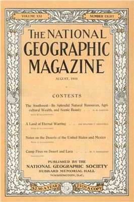 National Geographic Magazine 1910 №08