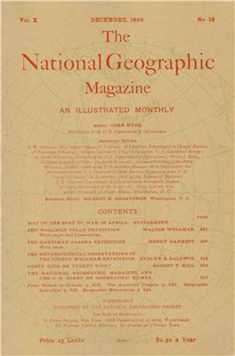 National Geographic Magazine 1899 №12