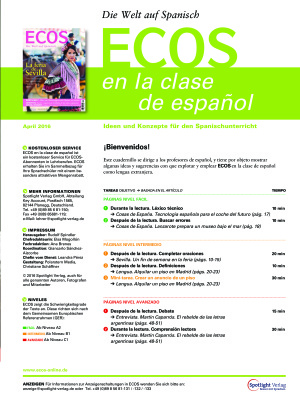 Ecos en la clase de español 2016 №04 (Методическая разработка для преподавателей)