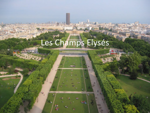 Les Champs-Elysés. Елисейские поля