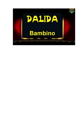 Lopez Rudy. Learn French with - Dalida Bambino