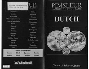 Paul Pimsleur. Pimsleur Dutch course