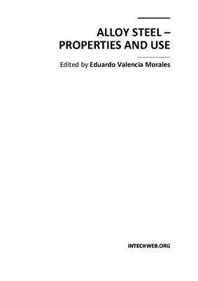 Morales E.V. (Ed.) Alloy Steel - Properties and Use