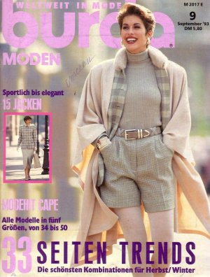 Burda Moden 1993 №09 сентябрь