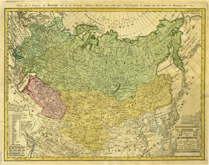 Карта России и Великой Татарии 1786 года.