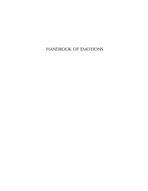 Lewis M., Haviland-Jones J.M., Barrett L.F. Handbook of Emotions