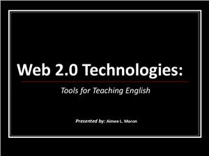 Презентация - Технологии Web 2.0 в образовании (англ.)