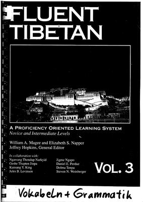 Magee W.A., Napper E.S., Hopkins J. Fluent Tibetan. Volume 3