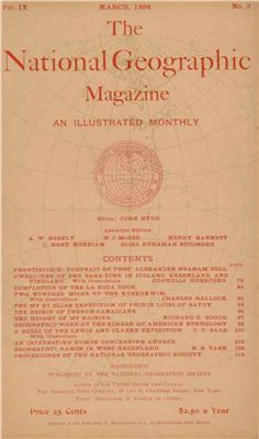 National Geographic Magazine 1898 №03