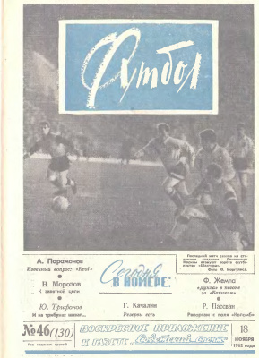 Футбол 1962 №46