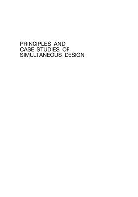 Luyben W.L. Principles and Case Studies of Simultaneous Design
