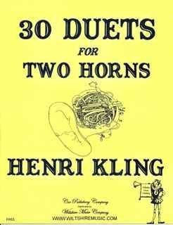 Kling Henri. 30 duets for two horns