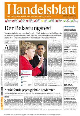 Handelsblatt 2015 №27 Februar 09
