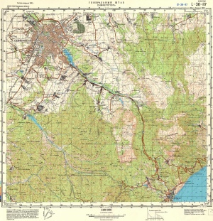 Карта для топографа