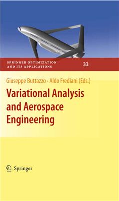 Buttazzo G., Frediani A. (Eds.) Variational Analysis and Aerospace Engineering