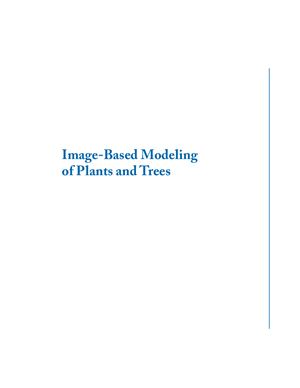 Kang S.B., Quan L. Image-Based Modeling of Plants and Trees