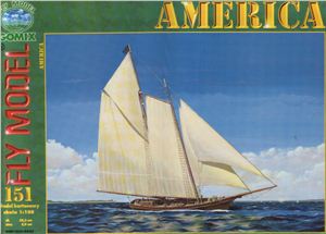Модель Шхуны-яхты Америка