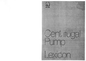 KSB. Centrifugal Pump Lexicon