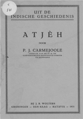 Carmejoole P.J. Atjéh